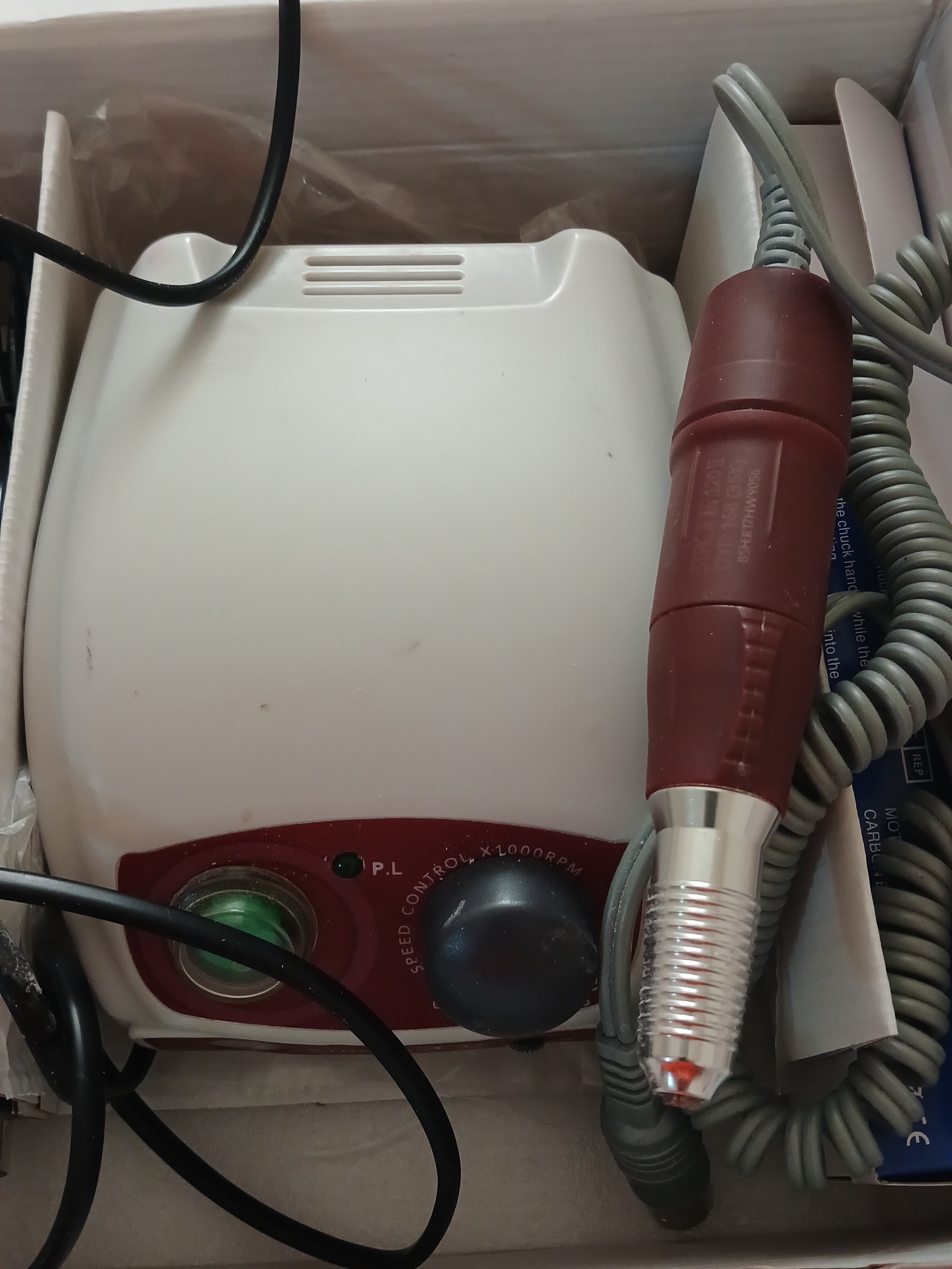 سوهان برقی کره ای استرانگ 207 ، و دستگاه uv