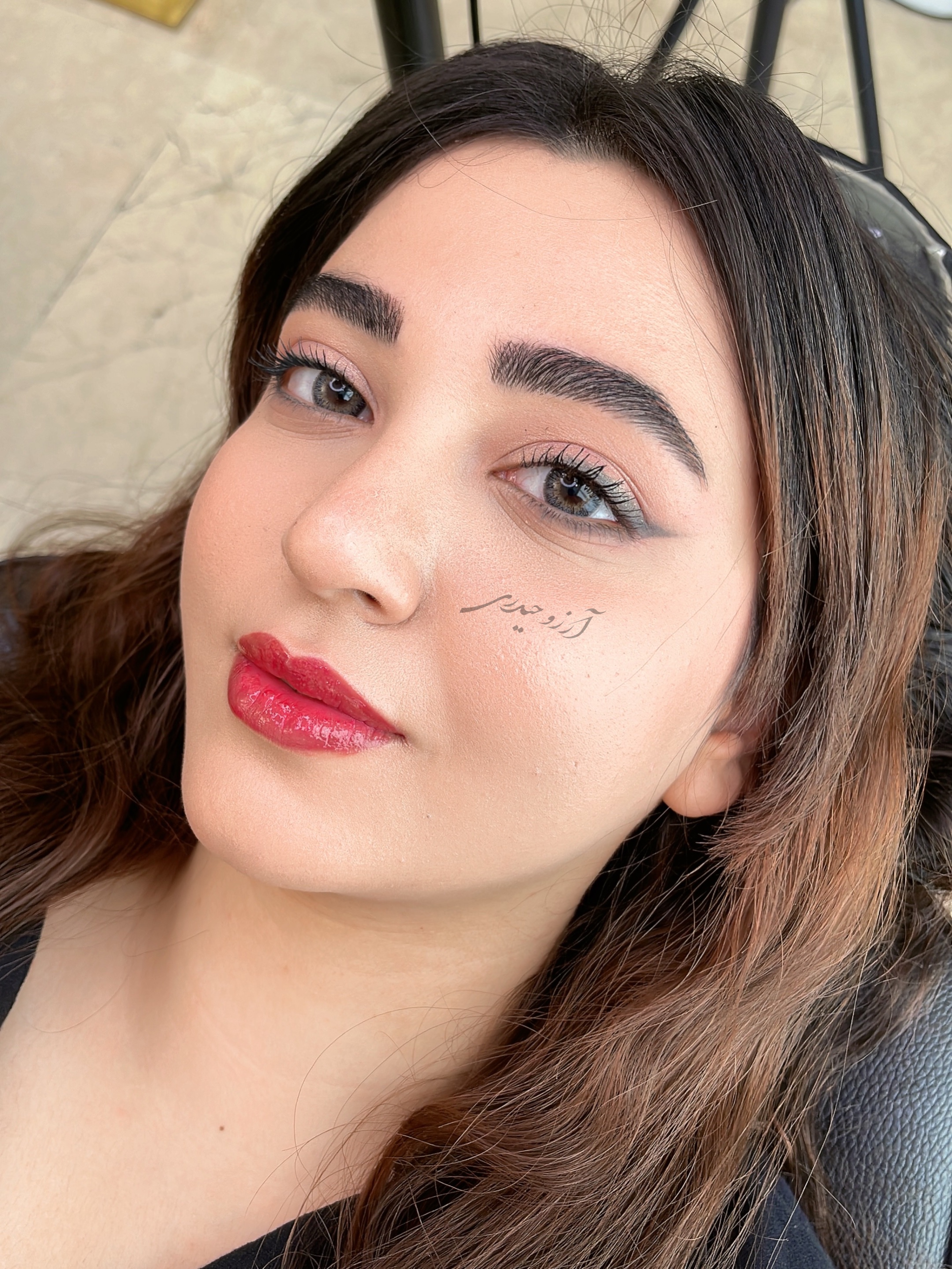 مدل میکروبلیدینگ کرکی مویی و تینت لب روسی