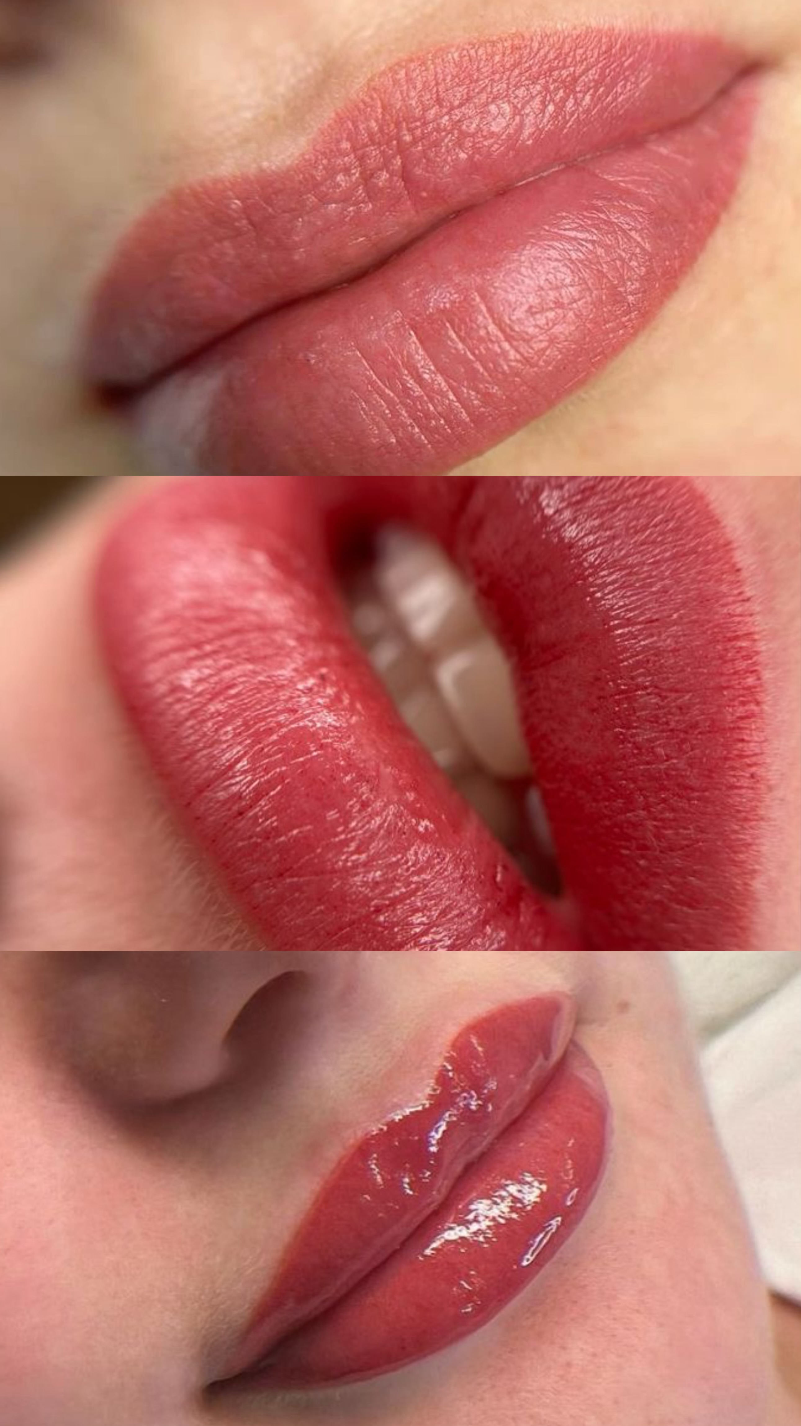 مدل میکروبلیدینگ  خط چشم و شیدینگ لب توسط مستر