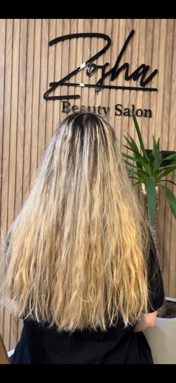 مدل پروتئین/بوتاکس/کراتین✨