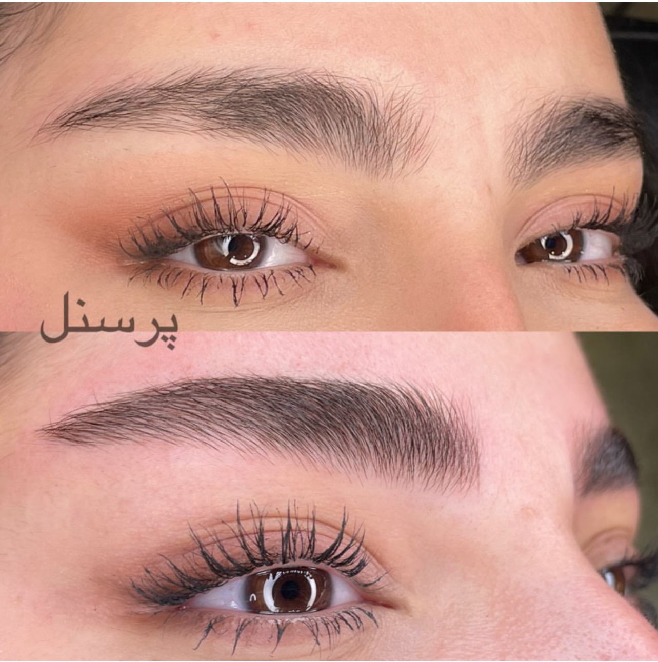 مدل میکروبلیدینگ ابرو بدون تتوی قدیمی ابروی کم پشت